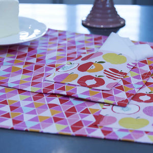 Sparkle Vault Pink Delicious Placemat, Sparkle Vault Placemat, Pink Delicious Placemat