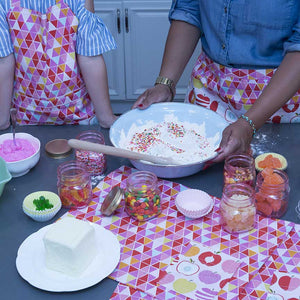 Sparkle Vault Pink Delicious Placemat, Sparkle Vault Placemat, Pink Delicious Placement